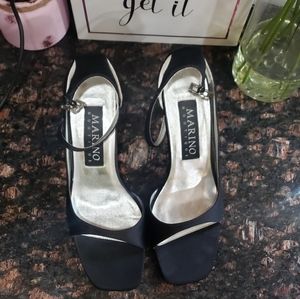 Satin Black 7M Marino heels